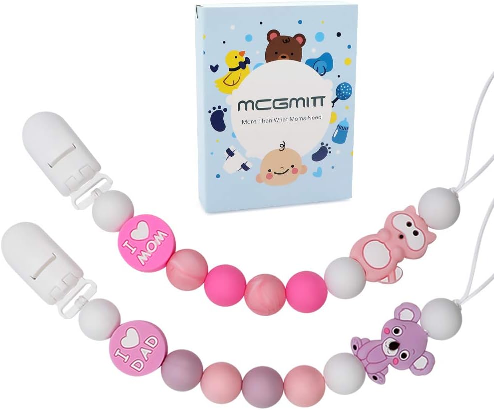 Mcgmitt Attache Sucette Bebe Fille Avec Des Jouets De Dentition Pour Bebe Silicone Attache Tetine Clip Avec Anneau De Dentition Bebe Puericulture Anneaux De Dentition Dwteam In
