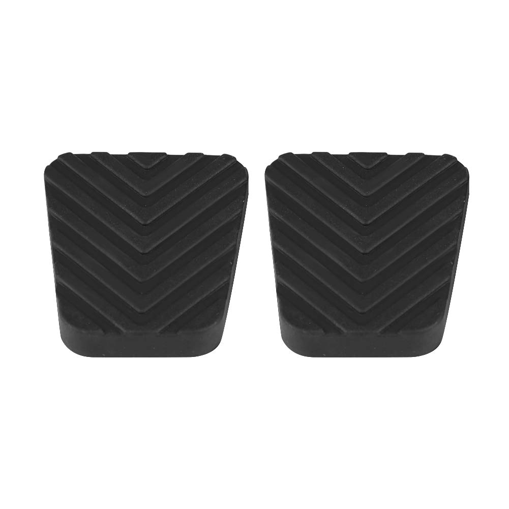Car Brake Pedal Pad, 2Pcs Brake Clutch Pedal Rubber Cover for Accent Elan-tra Scou-pe Tibu-ron Getz 3282524000 goma pedal atos