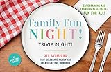 Family Fun Night Trivia Night Placemats by Cider Mill Press