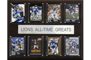C&I COLLECTABLES C & I Collectables 1215ATGLION NFL Detroit Lions All-Time Greats Plaque