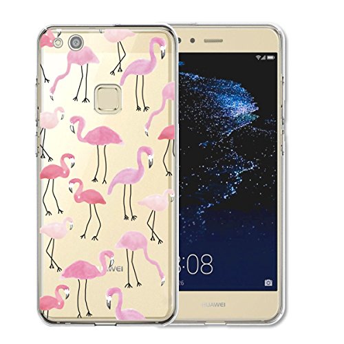 Huawei P10 Lite Case TUTUWEN Ultra Slim Crystal Clear Soft Silicone TPU  Bumper Protective Back Cover for Huawei P10 Lite