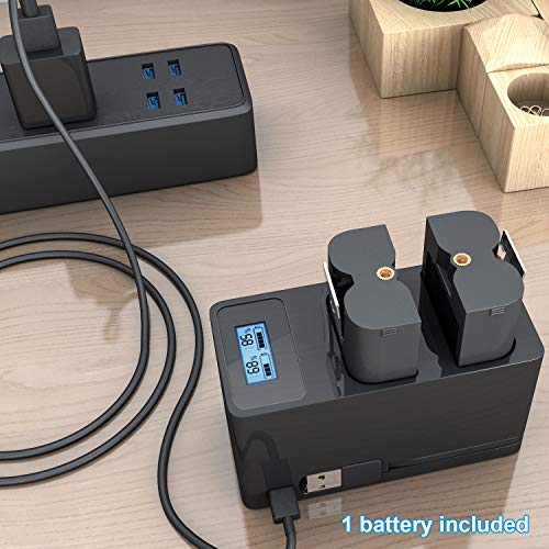Charging Station and 1- Pack Rechargeable Battery for Ring Spotlight Cam Battery, Ring Video Doorbell 2 & Ring Stick Up Cam Battery - Thumbnail 5