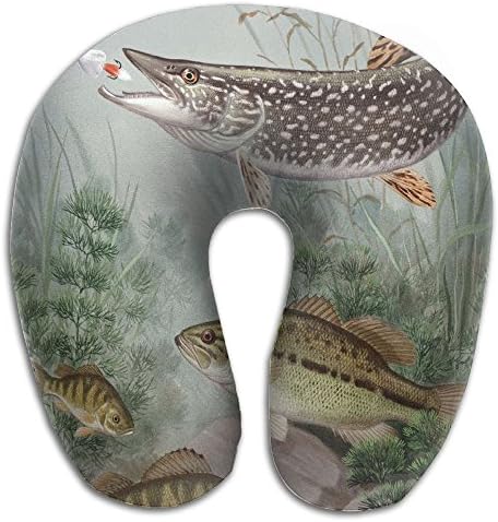 Fishing Lure Super Soft Neck Pillow Massager Memory Foam U-SHAPE Help Neck Pain Women