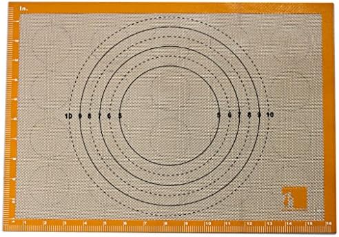 Half Size Nonstick Silicone Baking Mat"Dough-It-All" Rolling/Baking/Cookie by The Handy House