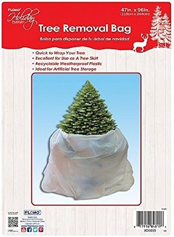 Nygala CorpWhite Christmas Tree Removal and Storage Bag 47 x 96 Inches New