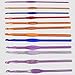 Ostart 12 Sizes Multi-color Aluminum Crochet Hooks Knitting Kits Needles (2mm -8mm)