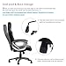 Gaming Chair, IntimaTe WM Heart Swivel Chair Racing Style High-back Ergonomic Pu Leather Executive Office Computer Desk Chair (Black)