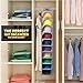 SivaLife Hat Rack,10 Shelf Hanging Closet Hat Organizer- For Hat Storage& Protect Your Caps- Easy Hat Holder & Baseball Cap Organizer (Gray)