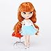 CUTEBEE 1/6 Blyth Style Factory BJD Doll,Custome-Made/Free Make-up Ball Jointed Dolls,Adorable 12 inch Doll Suitable for DIY Gifts and Hobby.(Orange)