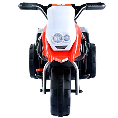 Costzon Kids Ride On Motorcycle, 6V Battery Powered 3 Wheel Bicycle