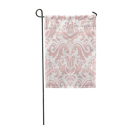 Amazon Com Semtomn Garden Flag Abstract Classic Pink Pattern