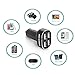 Poweradd 40W/8A 4-Port USB Car Charger with Smart Charge for iPhone 6s/6 Plus 5S 5C, iPad Air2/mini 3, Galaxy S6 edge S5 Note 5 4, More Smartphones and Tablets