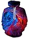 SYAIMN Unisex 3D Printed Hoodies Casual Workout Hoodie Sweater Sweatshirt