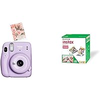Fujifilm Instax Mini 11 Instant Camera - Lilac Purple with 40 Shots Film Pack