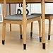 32 pcs Knitting Wool Furniture Feet Protectors/Leg Floor Protectors/Furniture Leg Socks/High Elastic Brown Furniture Pads Covers Furniture Caps Set