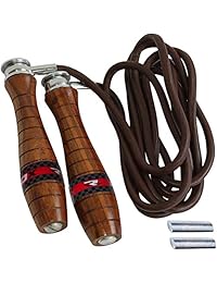 RDX Adjustable Leather Gym Skipping Jump Speed Rope Weighted Fitness Training Workout Exercise