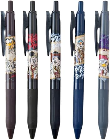 Amazon Co Jp ディズニー パイレーツ サマー 2019 シー キャラ ボールペン 5本セット 5色 カラーペン ミッキー ミニー 他 色 ペン シー限定 おもちゃ