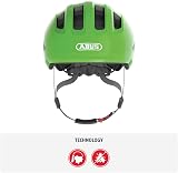 ABUS Smiley 3.0 Kids Bike Helmet - Low Fit, Pigtail Space, Reflectors view 2