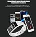 Sports Fitness Tracker ZIMINGU S2 Waterproof Smart Bracelet with Heart Rate Monitor Pedometer Call Reminder OLED Touch Screen Bluetooth Wristband with Calories Tracker(White)