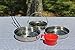 Texsport 5 pc Stainless Steel Camping Cookware Outdoor Mess Kit