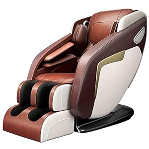Massage Chair Zero Gravity Zero Space Design Full Body SL Dual Track Design Body Detection Function, Yoga Stretch, Lower Back Heating, Space Saving