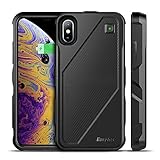 iPhone Xs/X Battery Charger Case Qi Wireless Charging Case, EasyAcc 5000mAh Rechargeable Charging Shell Extended Full Protection Charger Case for iPhone XS/X/10