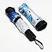 Compact Travel Umbrella for Women Vinyl Anti-UV Long Stick Lightweight Starry and Blossom Parasol for Sun and Rain Gift Choice Cypress J&B Umbrellas