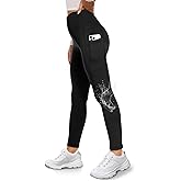 GAYHAY Fleece Lined Leggings for Women with Pockets- Water Resistant Winter Thermal Warm High Waisted Workout Tights Pants