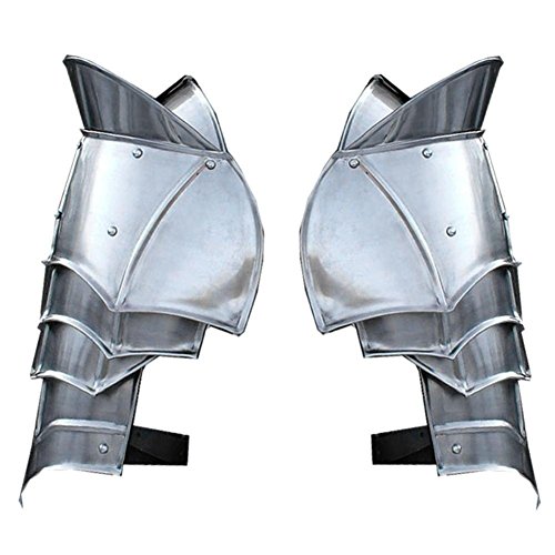 Steel Warrior Pauldron Medieval Shoulder Armor Set - Image 10