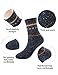 ADFOLF 6 Pairs Womens Wool Socks Thick Knit Warm Casual Wool Cozy Crew Winter Socks Christmas Gifts