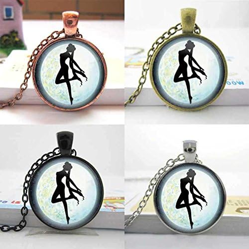 Lawrence Painting Sailor Moon Star Totoro Necklace Anime Pendent Sailor Moon Jewelry Glow In Dark Best Friend Gift For Girls