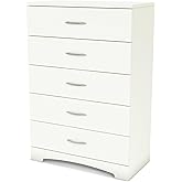South Shore Step One 5-Drawer Chest, Pure White