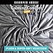 Calming Comfort Weighted Blanket by Sharper Image- A Heavy Blanket| 6 lbs, 41 in x 60 in, Grey