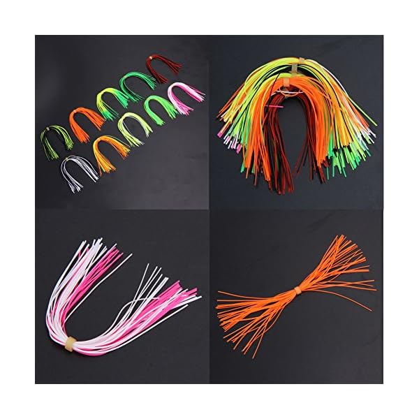 Alloet-New-10-Bundles-Legs-Barred-Flake-Fly-Tying-Material-Squid-Skirts-Lure-Thread