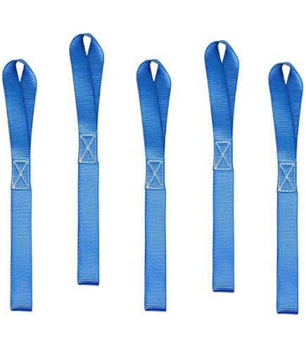 Lot De 4 Sangles D'Arrimage à Boucle Souple Pour VTT, Moto, UTV - Nylon 272 Kg Résistance - Protection Anti-Rayures - 9