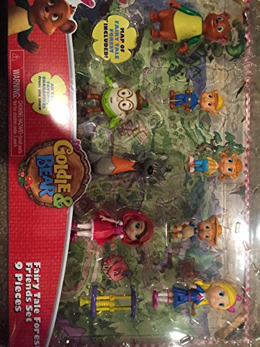 Disney Junior Goldie & Bear Fairy Tale Forest Friends Figure Set (Just Play)