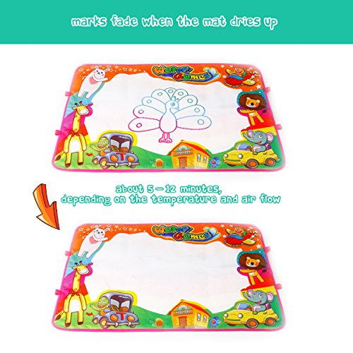 image for PrimeIRIS Large Aqua Magic Doodle Mat Water Drawing Pad Board for Girl