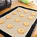 Silicone Mats Baking Set of 3 - Durable Non-Stick Silicone Baking Mats for Easy Cleaning and Even Baking | Professional Quality Baking Mat for Deliciously Convenient Bakes | 16.5 x 11.6 In - Black