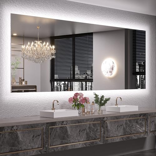 Keonjinn LED Bathroom Mirror 32x84 Inch