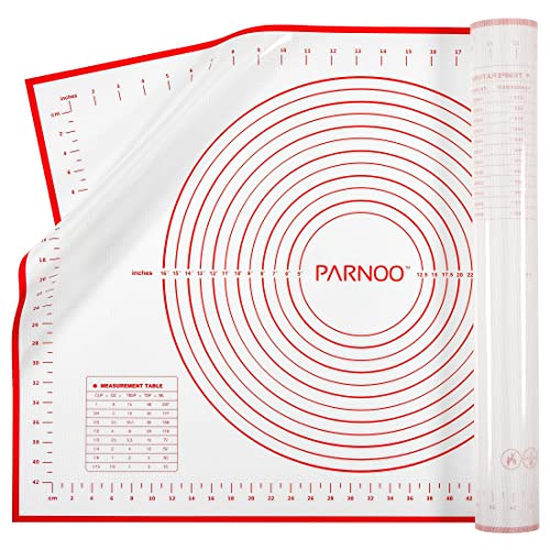 Silicone Baking Mat with Measurements 17 x 25 Inch, FoodGrade Non