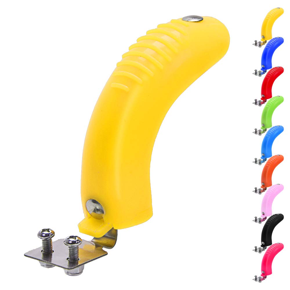 OTFAITP Rear Brake Pads of Scooter Replacement for Micro Mini/3in1 Deluxe Series 3-Wheel Scooter (Yellow) — image 1