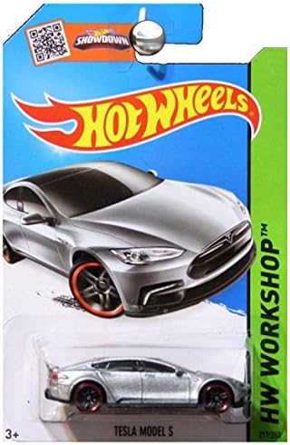 Hot Wheels 2015 HW Workshop Tesla Model S 217/250, Silver