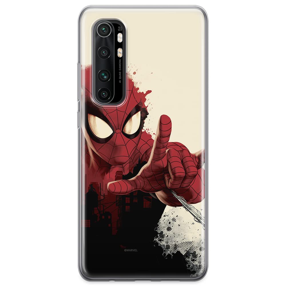 ERT GROUP mobile phone case for Xiaomi MI NOTE 10 Lite original and officially Licensed Marvel pattern Spider Man 006 optimally adapted to the shape of the mobile phone, case made of TPU