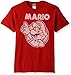 Nintendo Men's So Mario T-Shirt, Large, Red