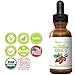 Organic Rosehip Oil ~ 100% Pure and Unrefined Virgin Rosehip Seed Oil, 1 oz ~ Anti Aging, Antioxidant Rich Skin Moisturizer for Improving the Look of Face Wrinkles, Scars, Acne & Stretch Marks