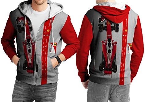 F1 Formula 1 Racing Car Man Fullprint T-shirt & Zipper Hoodie S-XXXL Size!