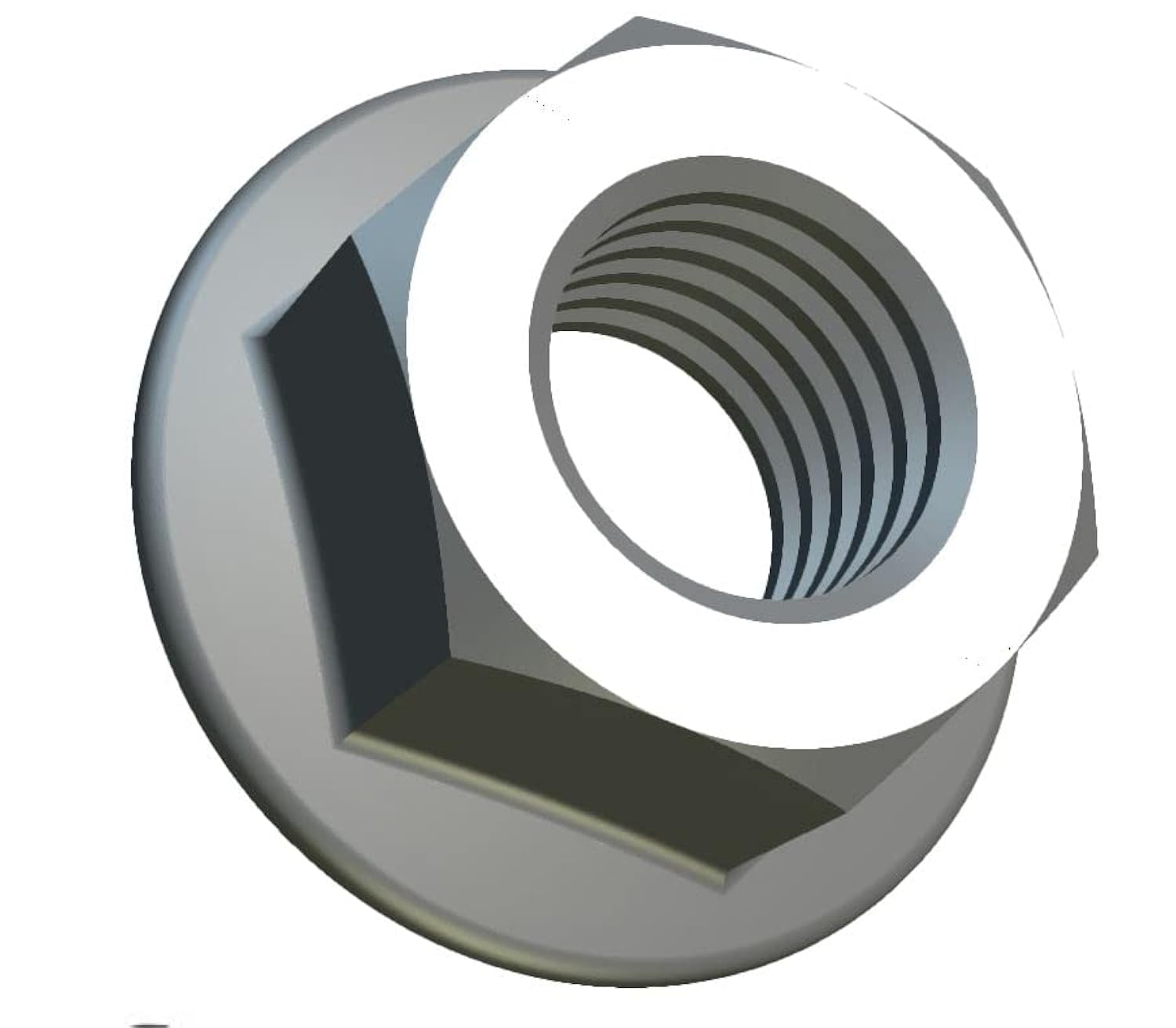 M8 Serrated Flange Nuts, 17.9mm x 13mm A2 Stainless Steel Locknut for Bolts and Screws – Hex Flanged Head Lock Nut Fastener Rust Free Steel DIN 6923 (Pack of 10)