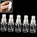 5 Pcs Empty Clear White Plastic Spray Bottle Pump 50ML