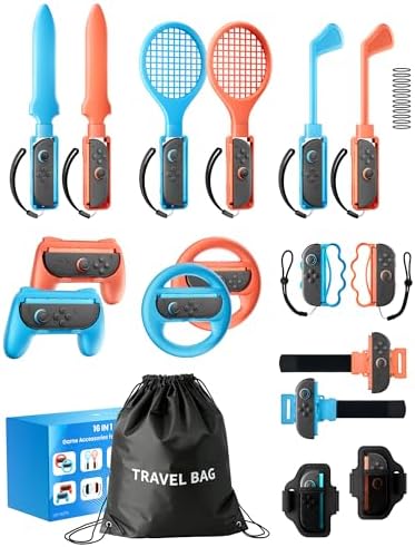 Amazon.com: Dobe - 30 in 1 Switch Sports Accessories Bundle for