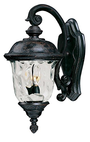 Maxim 40496WGOB, Carriage House VX 2-Light Outdoor Wall Lantern, Oriental Bronze